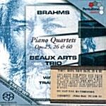 [중고] [수입] 브람스 : 피아노 4중주 Op.25,26 & 60 (SACD)