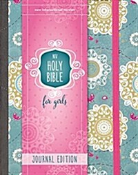 Niv, Holy Bible for Girls, Journal Edition, Hardcover, Teal/Gold, Elastic Closure (Hardcover)