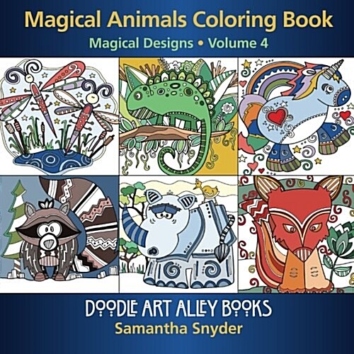 Magical Animals Coloring Book: Magical Designs (Paperback)