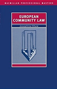 European Community Law (Paperback)
