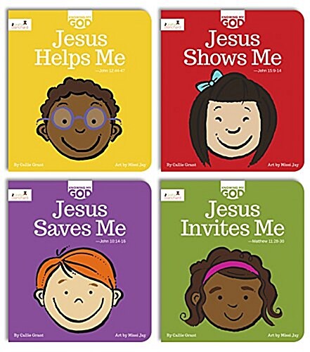 The Knowing My God Series Gift Set: Jesus Helps Me, Jesus Saves Me, Jesus Invites Me, Jesus Shows Me (Boxed Set)