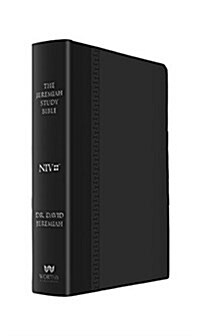The Jeremiah Study Bible, Niv: (Black W/ Burnished Edges) Leatherluxe(r): What It Says. What It Means. What It Means for You. (Leather)