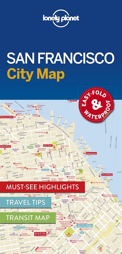 Lonely Planet San Francisco City Map (Folded)