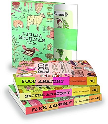 The Julia Rothman Collection Boxed Set: Farm Anatomy, Nature Anatomy, and Food Anatomy (Paperback 3권)