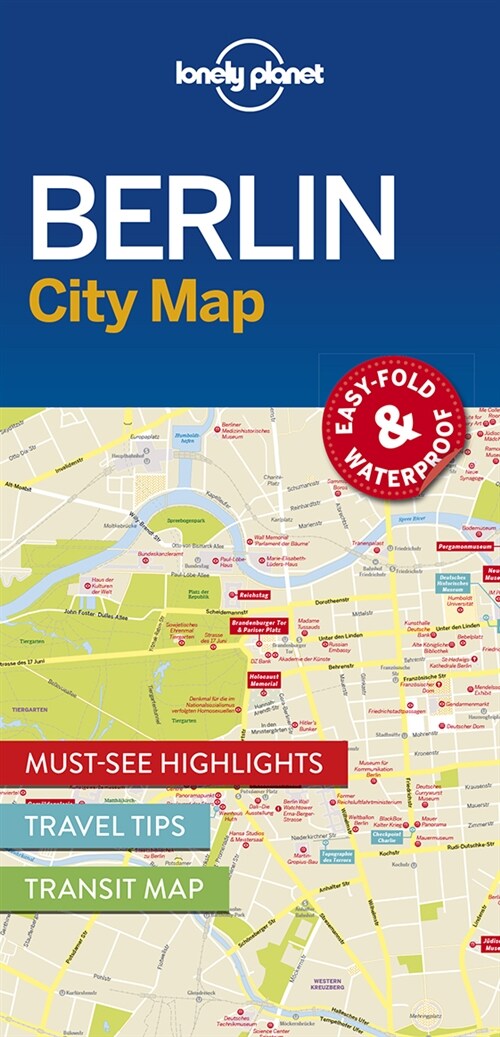 Lonely Planet Berlin City Map 1 (Folded)