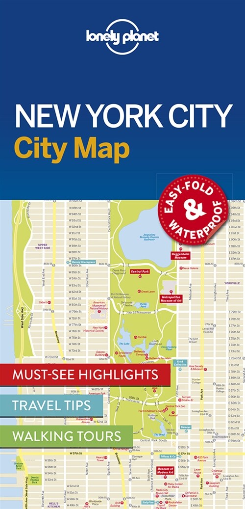 Lonely Planet New York City Map 1 (Folded)