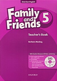 [중고] Family and Friends American Edition: 5: Teachers Book & CD-ROM Pack (Package)