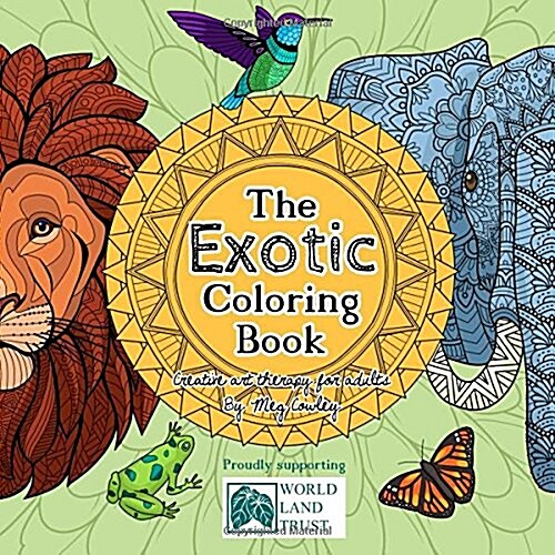 The Exotic Coloring Book (Paperback, CLR, CSM)