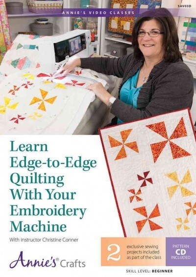 Learn Edge-to-edge Quilting With Your Embroidery Machine (DVD)