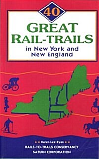 40 Great Rail-Trails in the Mid-Atlantic (Paperback)
