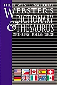 The New International Websters Dictionary & Thesaurus of the English Language (Paperback)