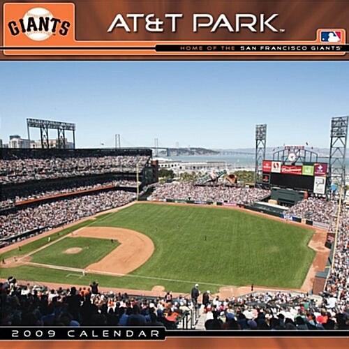 AT&T Park Home of the San Francisco Giants 2009 Calendar (Paperback, Wall)