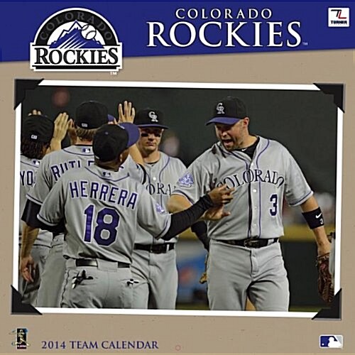 Colorado Rockies Team 2014 Calendar (Paperback, Wall)