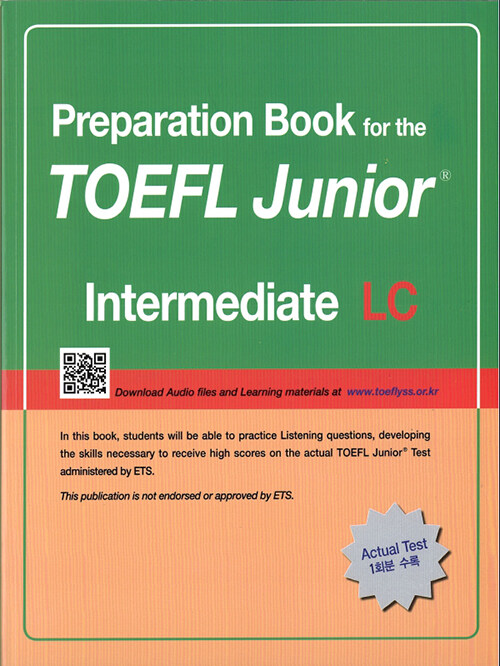 [중고] Preparation Book for the TOEFL Junior Test LC Intermediate