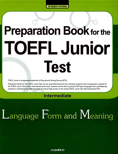 Preparation Book for the TOEFL Junior Test LFM Intermediate