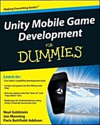 Unity Mobile Game Development for Dummies (Paperback)
