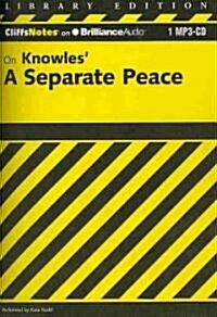 A Separate Peace (MP3 CD, Library)