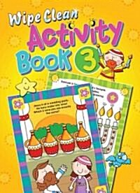 Wipe Clean Activity Book 3 : Illustrated by Marie Allen (Paperback)