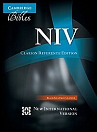 NIV Clarion Reference Bible, Black Edge-Lined Goatskin Leather, NI486:XE (Leather Binding)