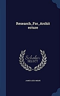 Research_for_architecture (Hardcover)