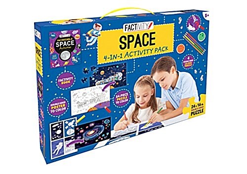Space 4-In-1 Activity Pack [With Pens/Pencils] (Other)