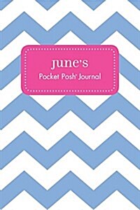 Junes Pocket Posh Journal, Chevron (Paperback)