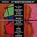 [수입] 힌데미스 : 바이올린 협주곡 & 모차르트 : 바이올린 협주곡 3번 K.216 (LP) (200g/ 35mm Magnetic Film/ Stereo)