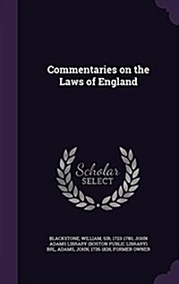 Commentaries on the Laws of England (Hardcover)