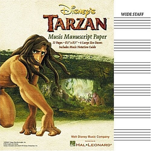 Tarzan Manuscript Paper (Hardcover)