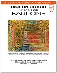 Diction Coach Arias for Baritone (Paperback, Compact Disc)