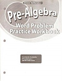 Pre-Algebra, Word Problems Practice Workbook (Spiral)