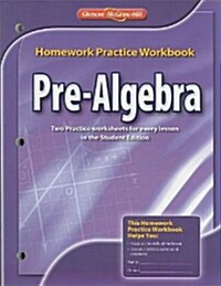 Pre-Algebra Homework Practice Workbook (Paperback, Workbook)