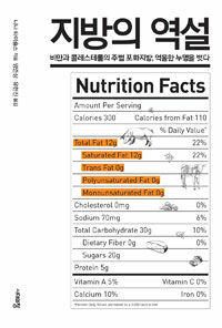 지방의 역설 :비만과 콜레스테롤의 주범 포화지방, 억울한 누명을 벗다 