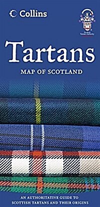 Tartans Map of Scotland (Sheet Map, folded, New ed)