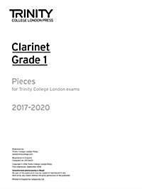 Trinity College London: Clarinet Exam Pieces Grade Grade 1 2017 - 2020 (part only) (Sheet Music)