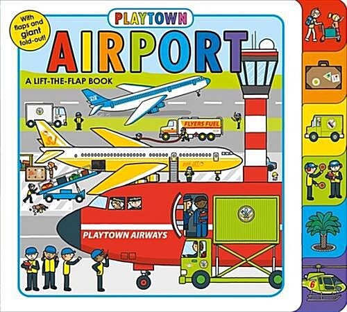 Playtown Airport (6 Tab) (Board Book)