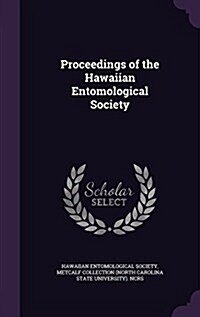 Proceedings of the Hawaiian Entomological Society (Hardcover)