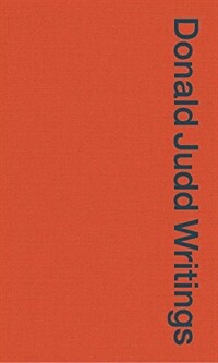 Donald Judd Writings (Paperback)