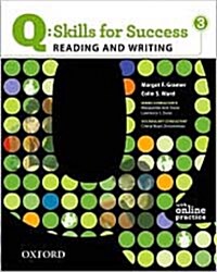 [중고] Q Skills for Success: Reading and Writing 3: Student Book with Online Practice (Package)