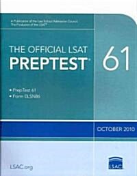 The Official LSAT Preptest 61: (oct. 2010 LSAT) (Paperback)