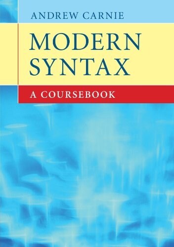 Modern Syntax : A Coursebook (Paperback)