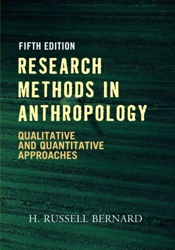 Research Methods in Anthropoloy PB (Paperback, 5)