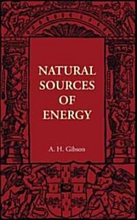 Natural Sources of Energy (Paperback)