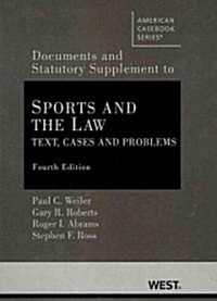 Sports and the Law (Paperback, 4th)