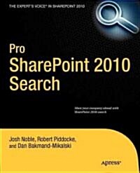 Pro Sharepoint 2010 Search (Paperback)
