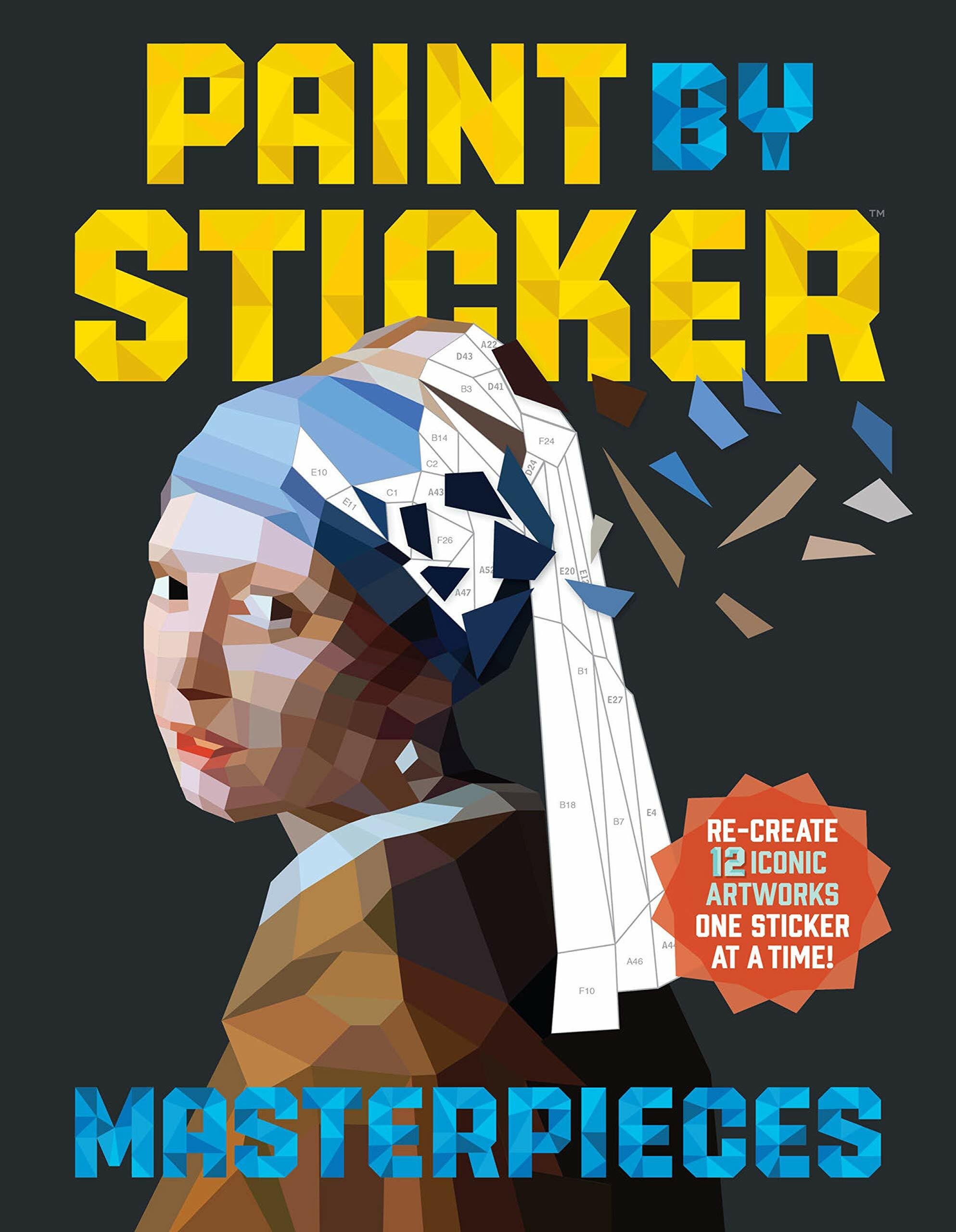 [중고] Paint by Sticker Masterpieces: Re-Create 12 Iconic Artworks One Sticker at a Time! (Paperback)