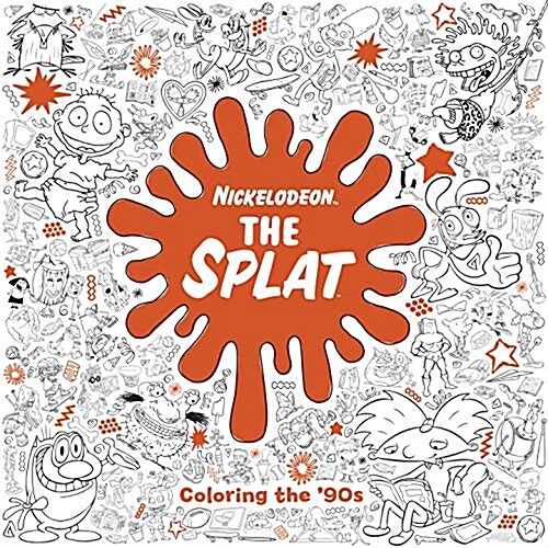 The Splat: Coloring the 90s (Nickelodeon) (Paperback)