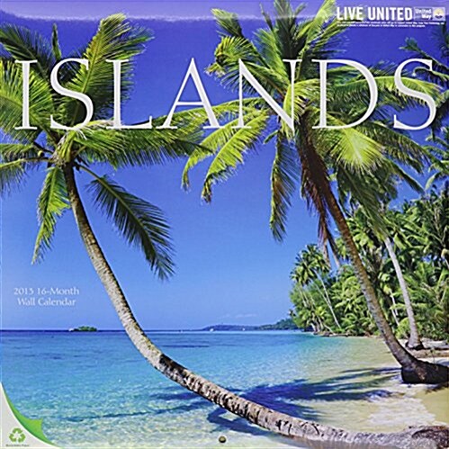 Islands 2013 Calendar (Paperback, 16-Month, Wall)