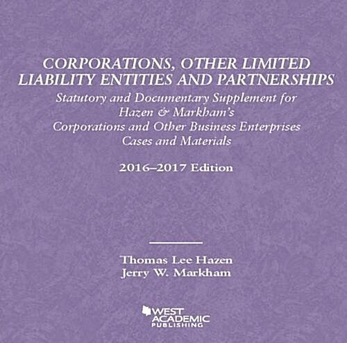 Corporations, Other Limited Liability Entities Partnerships (Paperback, New)