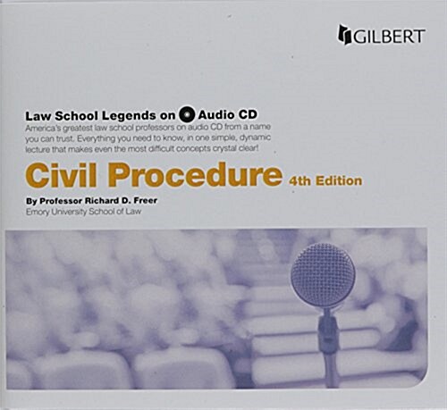 Law School Legends Audio on Civil Procedure (Audio CD, 4th, New)